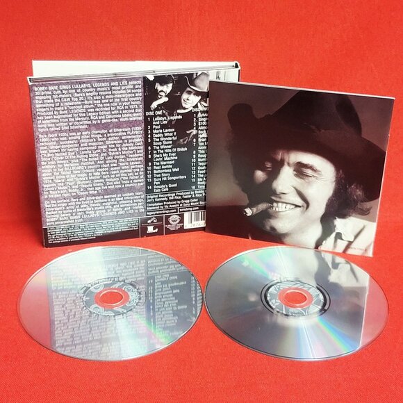 Bobby Bare Sings Lullabys Legends and Lies 2  Discs CD 2007 Signed - Picture 12 of 12